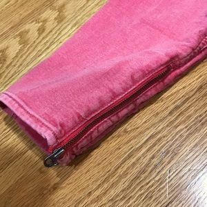 HM Divided Red cropped jeans